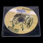CD Clear Plastic Wallett