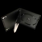 DVD Black Multi case Open